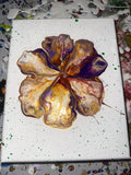 Purple Gold Flower